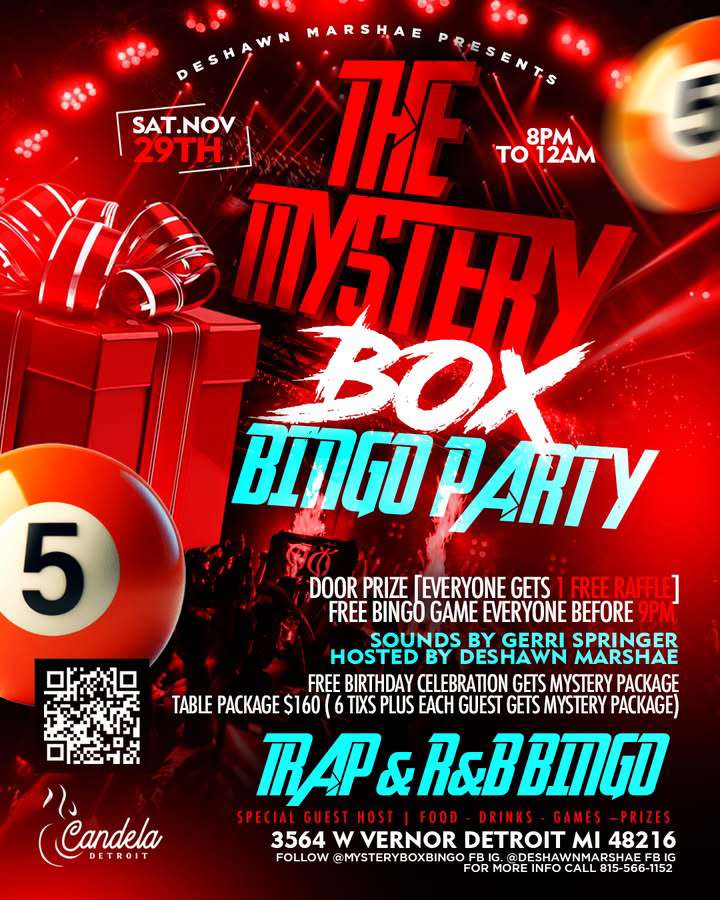 The Mystery Box Bingo Party